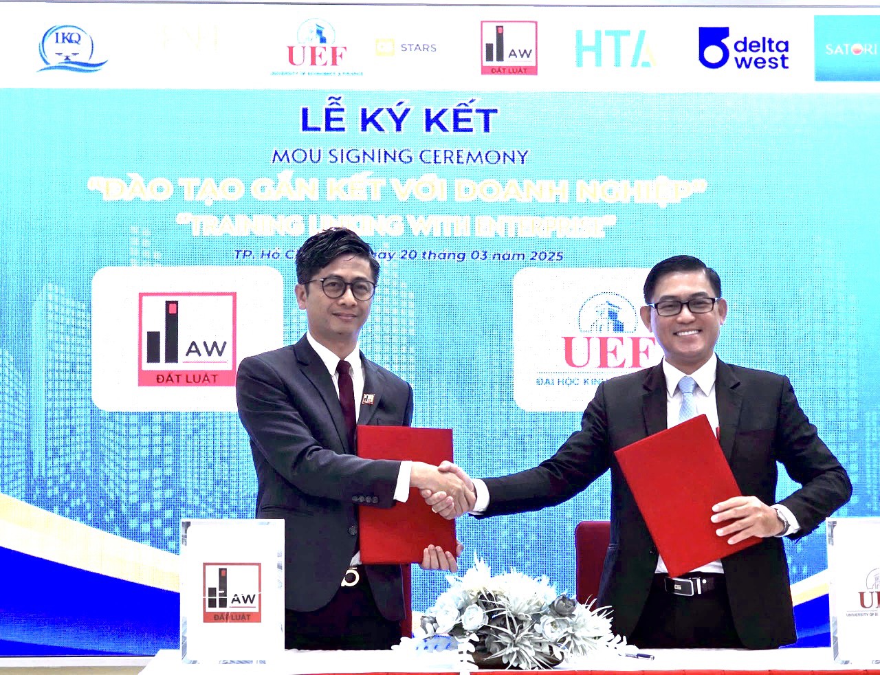 LỄ KÝ KẾT MOU VỚI TRƯỜNG ĐẠI HỌC KINH TẾ TÀI CHÍNH (UEF)